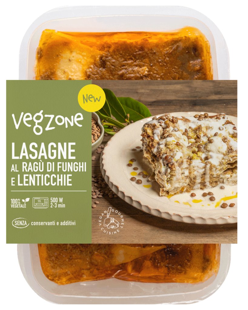 Lasagne al ragù di funghi e lenticchie