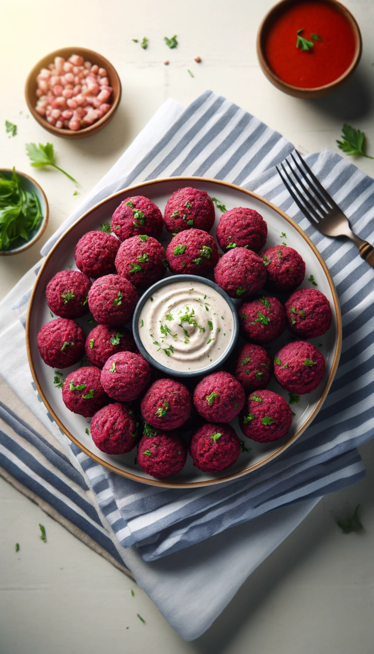 POLPETTE CECI E BARBABIETOLA