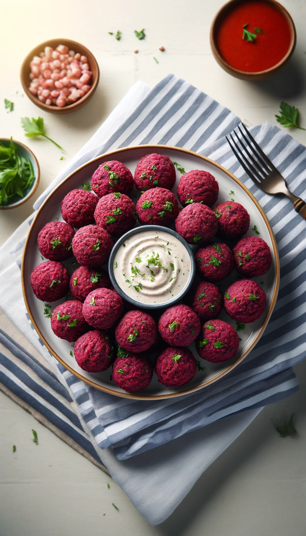 POLPETTE CECI E BARBABIETOLA